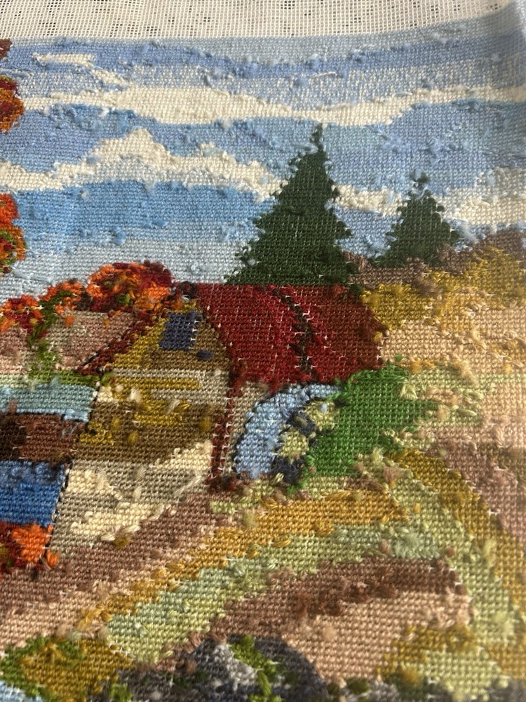Vintage Creative Circle Needlepoint Canvas 1980