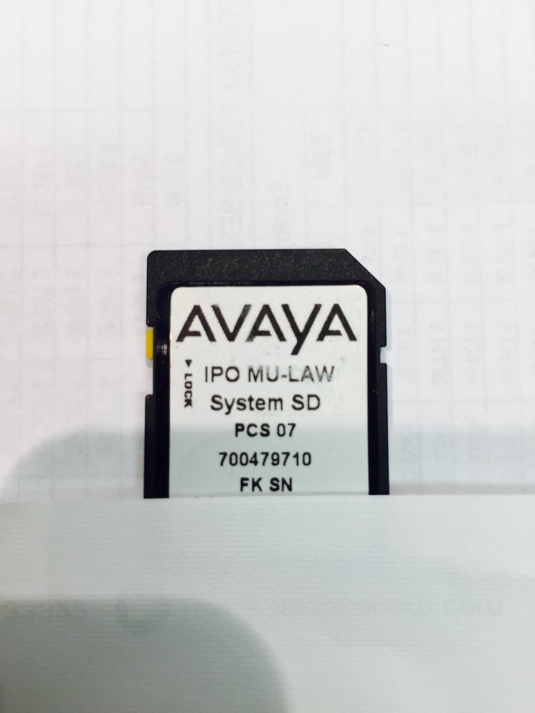 50 - AVAYA SD CARDS BLANK