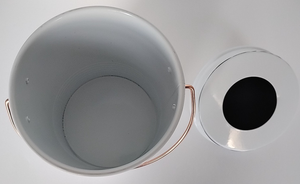 Compost Bin Kitchen Counter, Small Metal Compost Bin