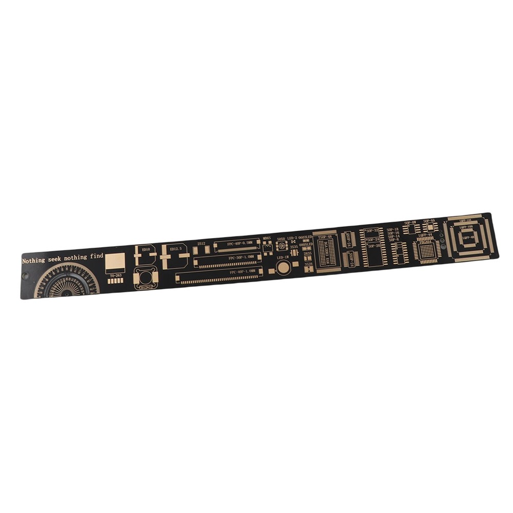 3PCS High Accuracy Multifunctional Printed Circuit Board Engineering Ruler For