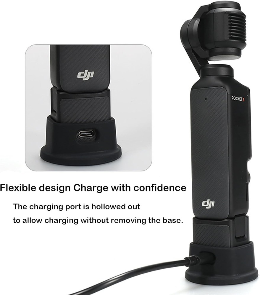 DJI Osmo Pocket 3 Silicone Non-Slip Tabletop Base - Ultimate Protection Solution