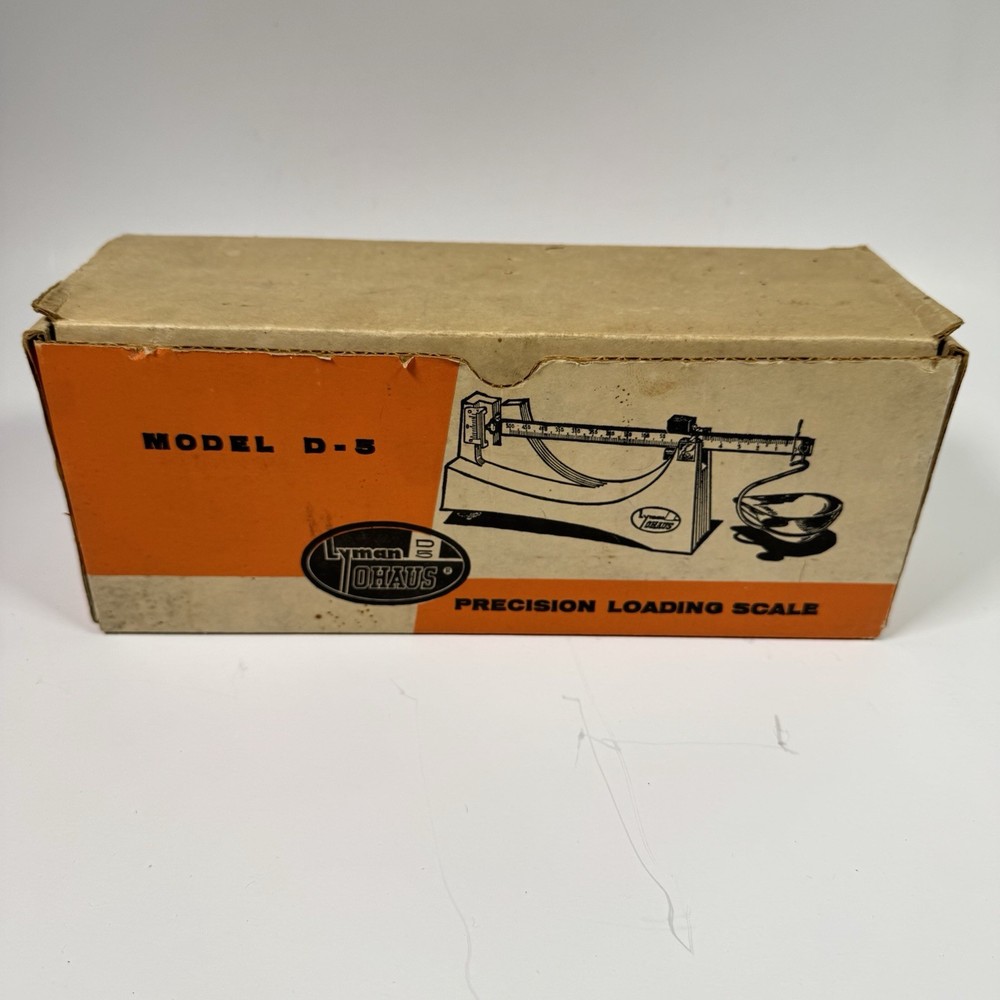 Ohaus Lyman D-5 Precision Powder Loading Scale For Reloading
