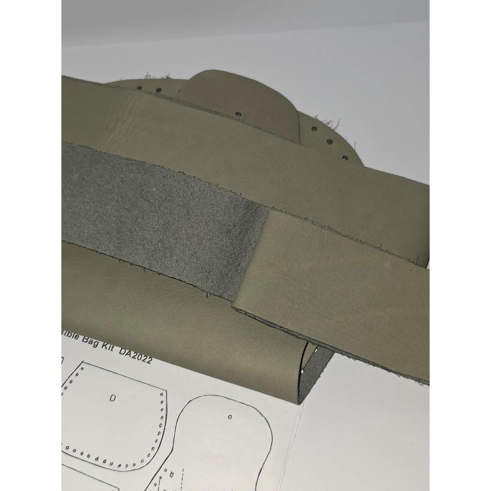 Make Your Own Leather Possible Bag Kit DA2022 Wilderness Muzzleloader Pouch Gray