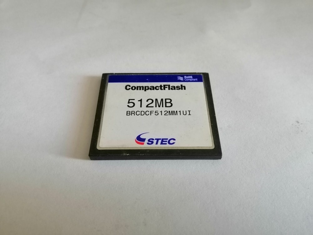 STEC 512MB CompactFlash CF Card Memory CARD 512MB 512MM1U