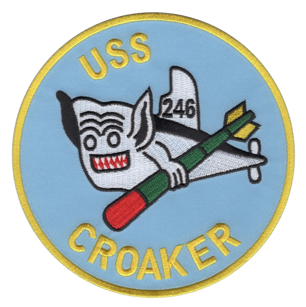 SS-246  USS Croaker Patch - Version B