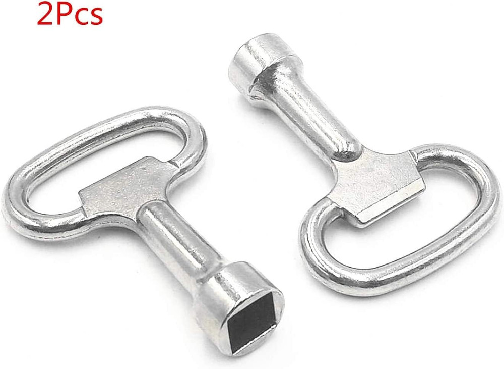 Metal Square Socket Spanner Key for 8Mm Panel Lock（2Pcs）