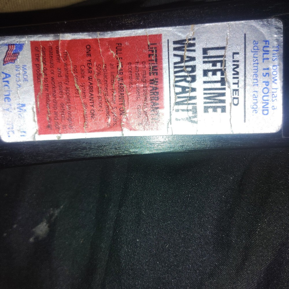 Martin Archery Compound Bow with 4 aiming posts, Saunders damper & arrow guide