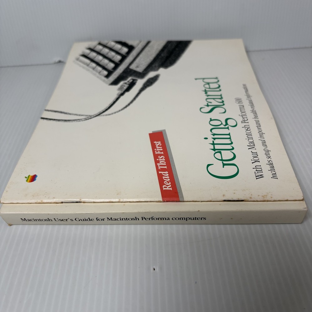 Apple Macintosh Performa 600 User's Guide & Getting Started Manual Set Vintage