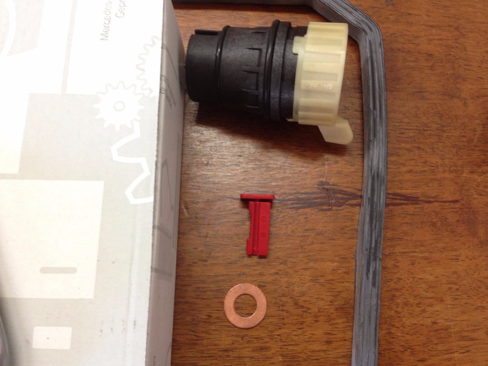 Mercedes-Benz Transmission Filter+Gasket+Plug+Clip Genuine Original 722.6 Kit