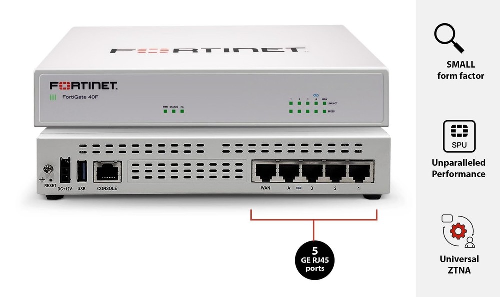 Fortinet FortiGate FG-40F Network Security/Firewall Appliance FG40F