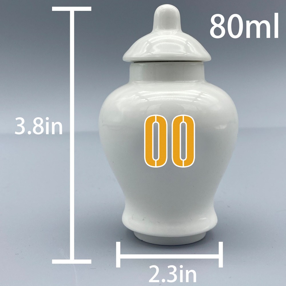 Ceramic Football Urn – Washington Commanders Theme, Custom Text & Number