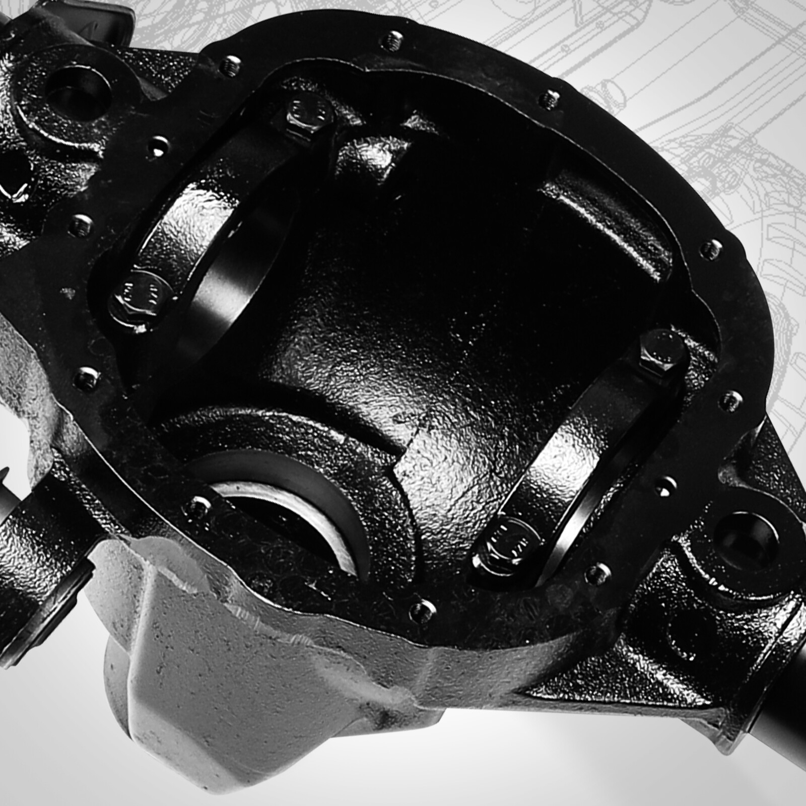 Front Axle Housing For Jeep Wrangler JK 2007-2017 30 3.21 Axle Ratio 68004068AA