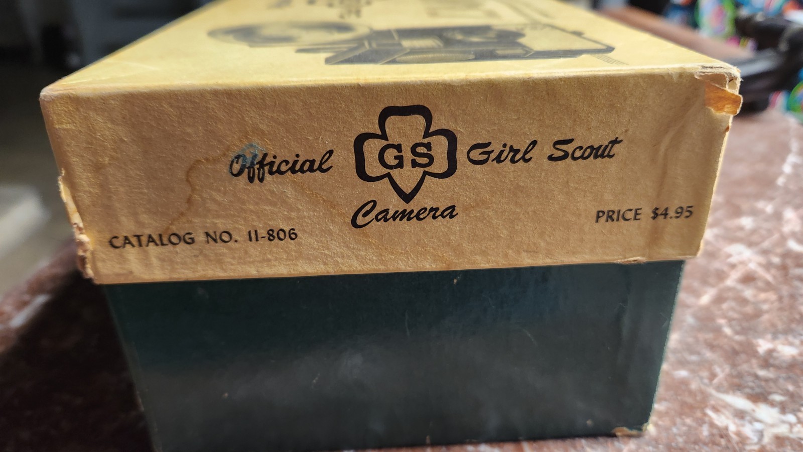 1950s Official Girl Scout Camera With M2 Plus Flash. Cat. No. 821 W/Box. RARE