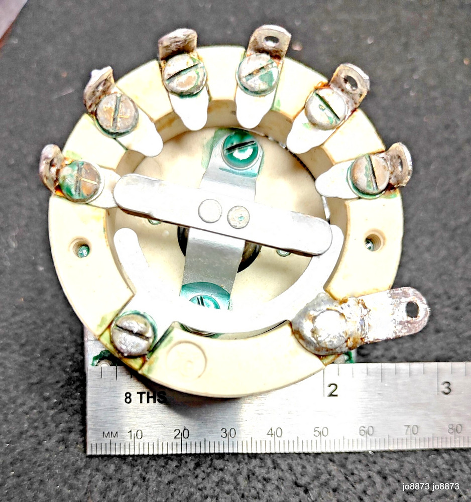 RF POWER SWITCH 1 POLE 6 POSITION CERAMIC PA/ANT HAM RADIO