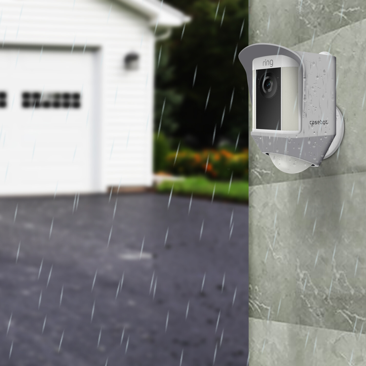 For Ring Spotlight Battery Camera Silicone Skin Case UV Weather Resistant Cover