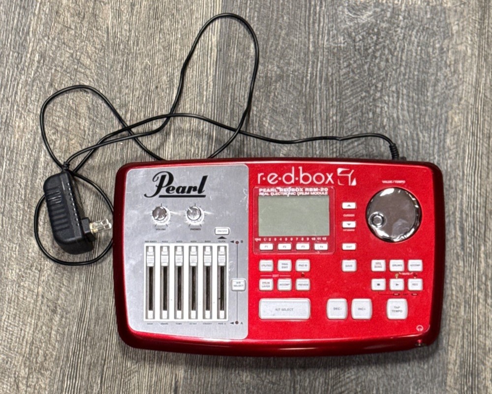 Pearl Redbox RBM-20 Real Electronic Drum Module - Working!!