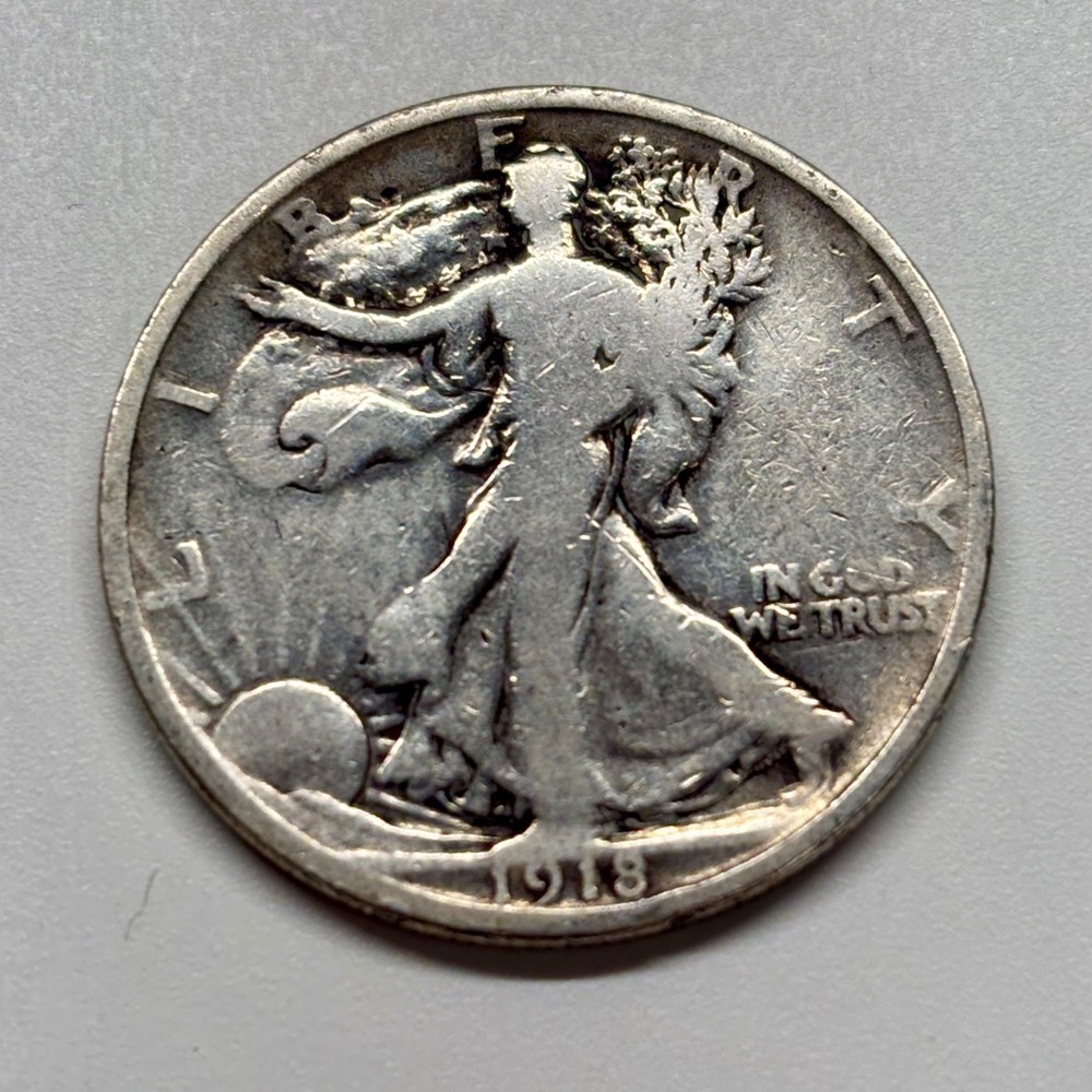 1918 WALKING LIBERTY HALF DOLLAR