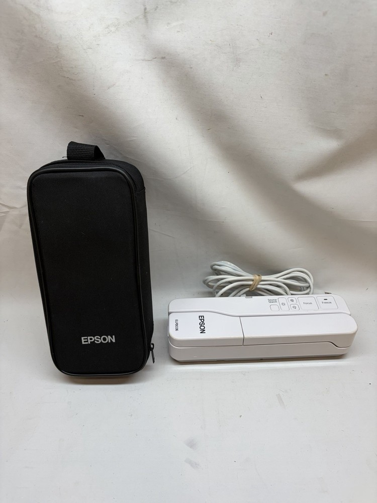 Epson ELPDC06 4x Digital Zoom Portable Compact Document Camera w/USB Cable Case