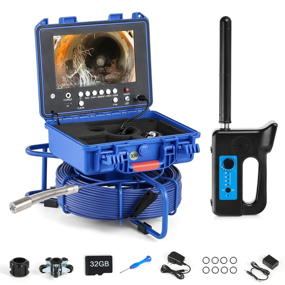 ZELCAN Self-Leveling Sewer Camera with Locator