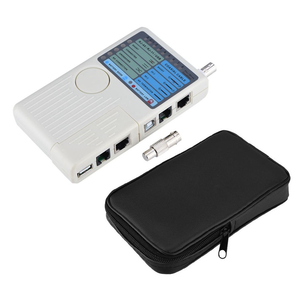 RJ45 / RJ11 / USB / BNC Network Tester LAN Cable Tracker Detector