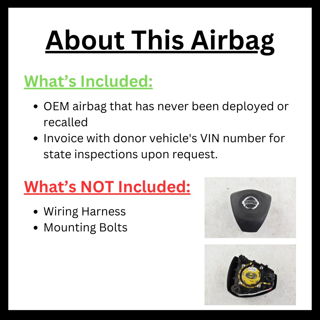 2017 Compass Driver Side Curtain Roof Airbag Used OEM 95000 Miles 253-03327L