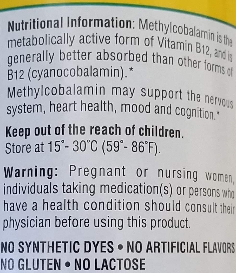 Members Mark Sublingual Vitamin B12 5000mcg (300 Count)