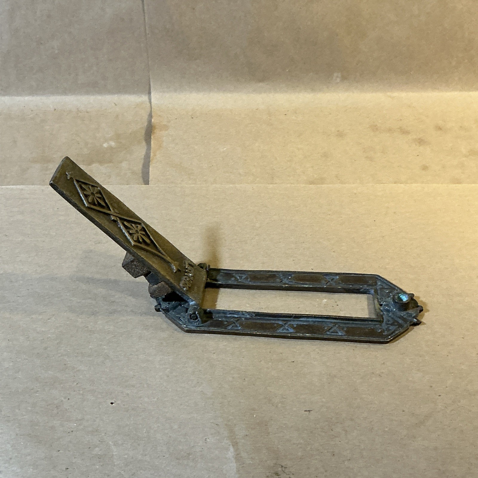 Antique Brass Letter Slot As Is INV-JDH12