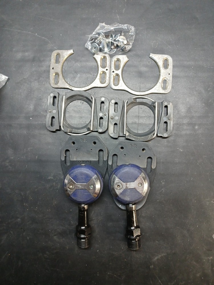Speedplay X5 Pedals CroMoly Spindle Cleats & Hardware Clipless Vintage Zero Frog