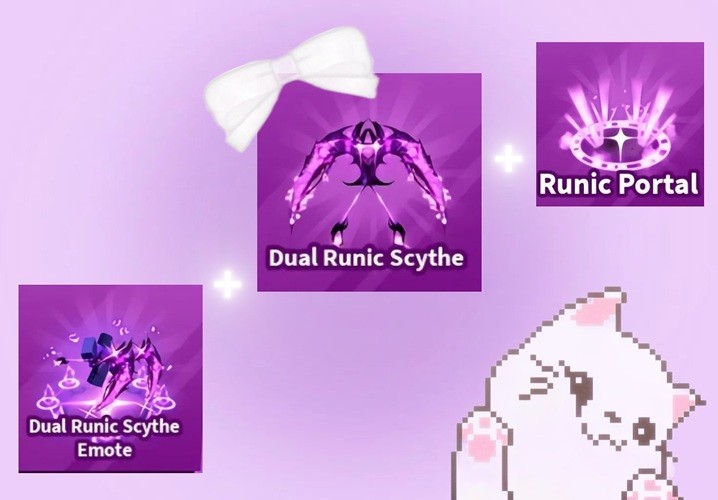 Blade Ball - Dual Runic Scythe Set