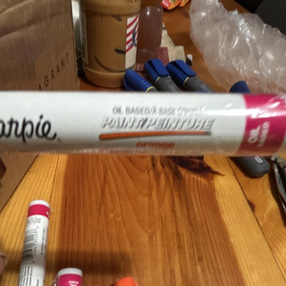 Sharpie Paint Oil-Based Permanent Markers Medium Point Orange Lot
