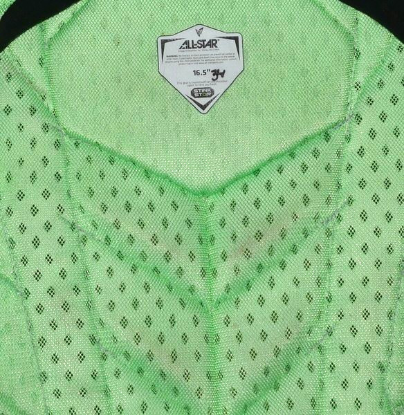 ADAM ZEBROWSKI 2025 COLUMBUS CLINGSTONES GAME WORN ALL-STAR MVP CHEST PROTECTOR