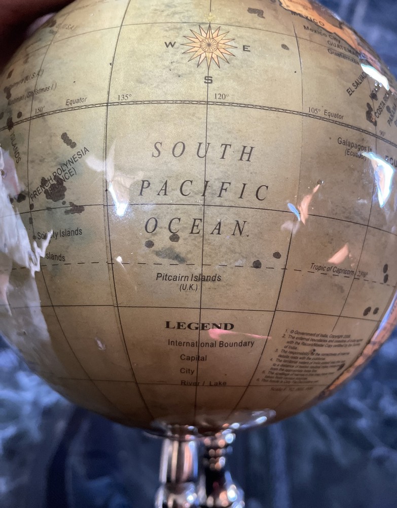8”globe world