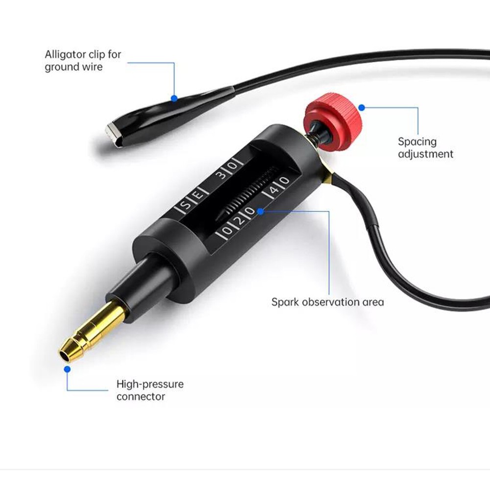Auto SPARK Plug Tester Ignition Coil Engine In Line Diagnostic Test Tool
