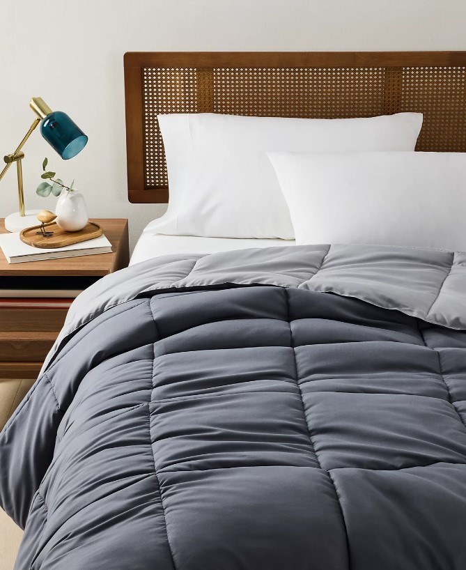 Arch Studio Microfiber Down Alternative Comforter Charcoal Twin T4104203
