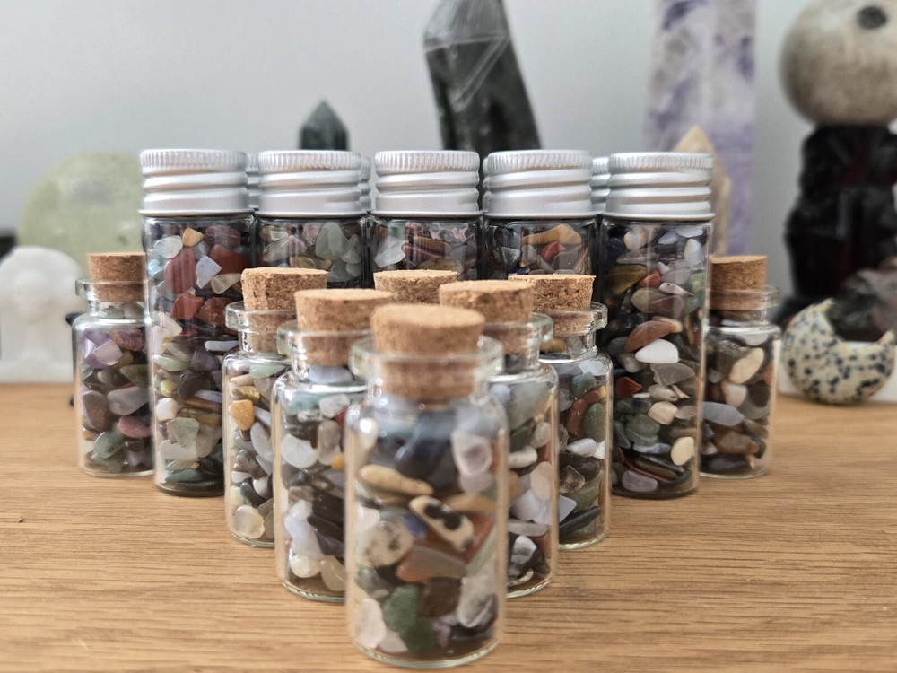 Tiny Crystal Confetti In Tiny Jar