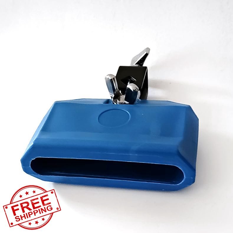 Plastic Musical Jam Block, Hand Percussion, Blue