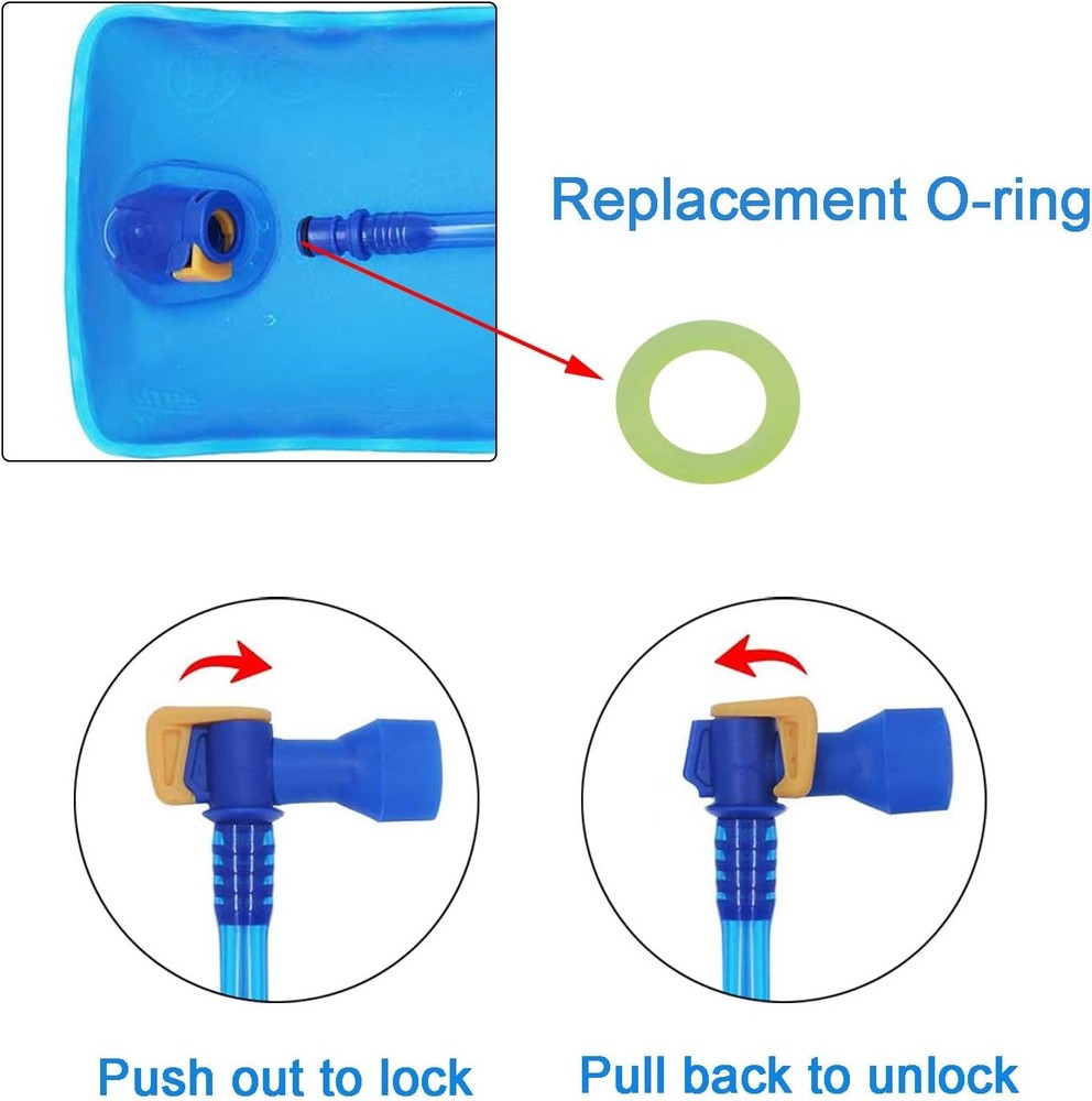 Bite Valve Replacement Mouthpiece Fit for Hydration Pack Bladder Water Backpack
