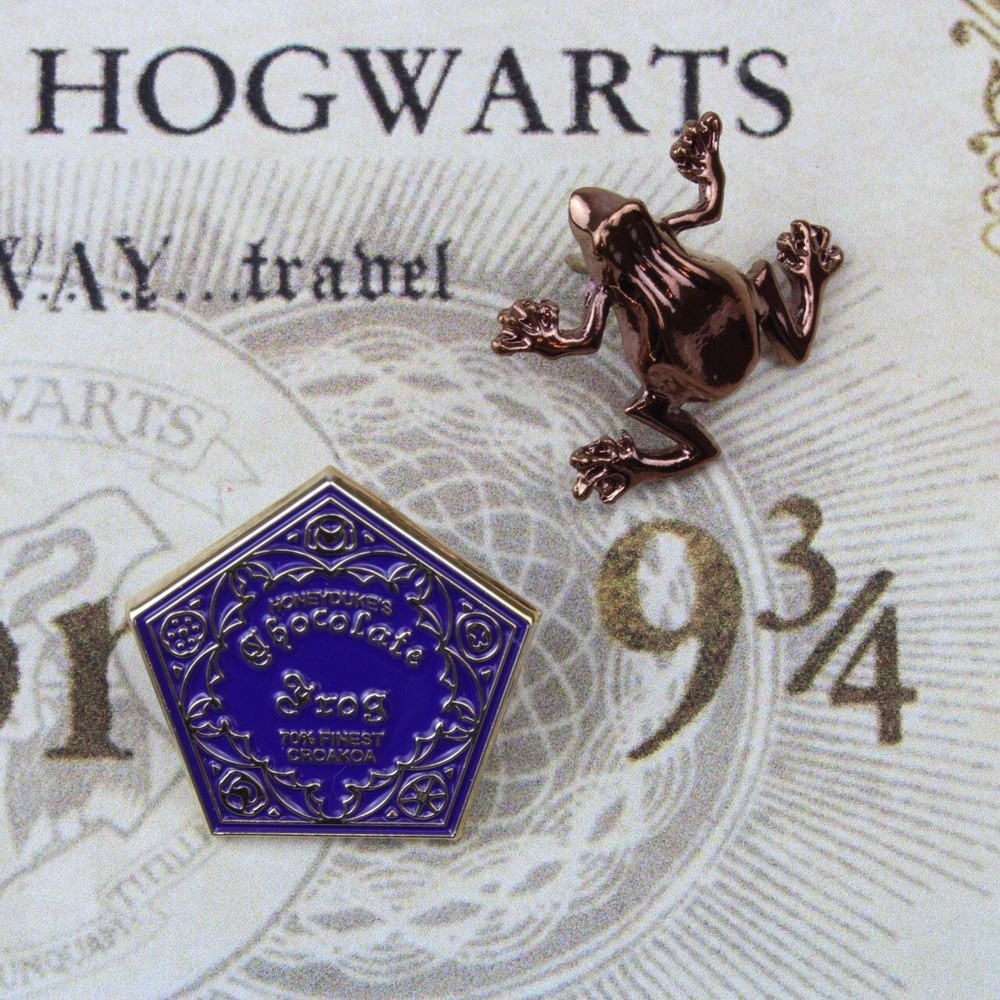 Chocolate Frog (Harry Potter) Enamel Pin Set 2-Pack