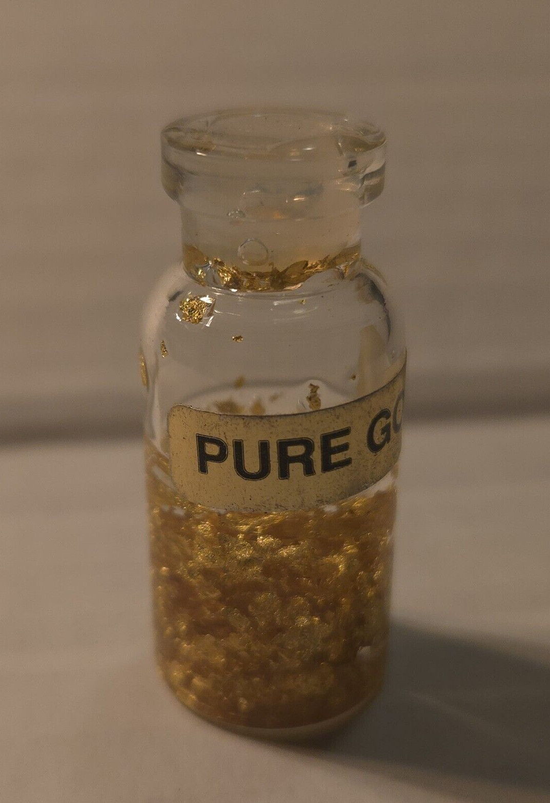 24k Pure Gold Leaf Flake Bottle Vial