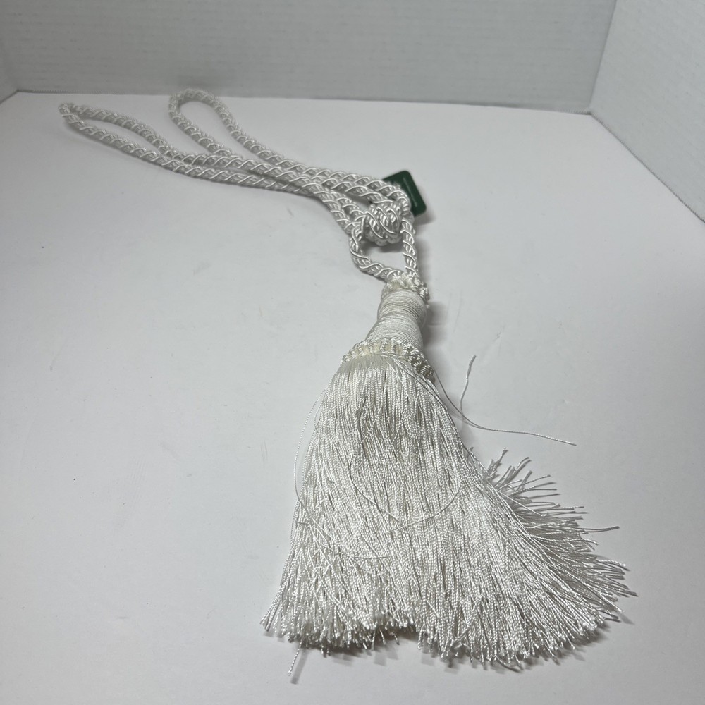 White Versailles Drapery Tassel