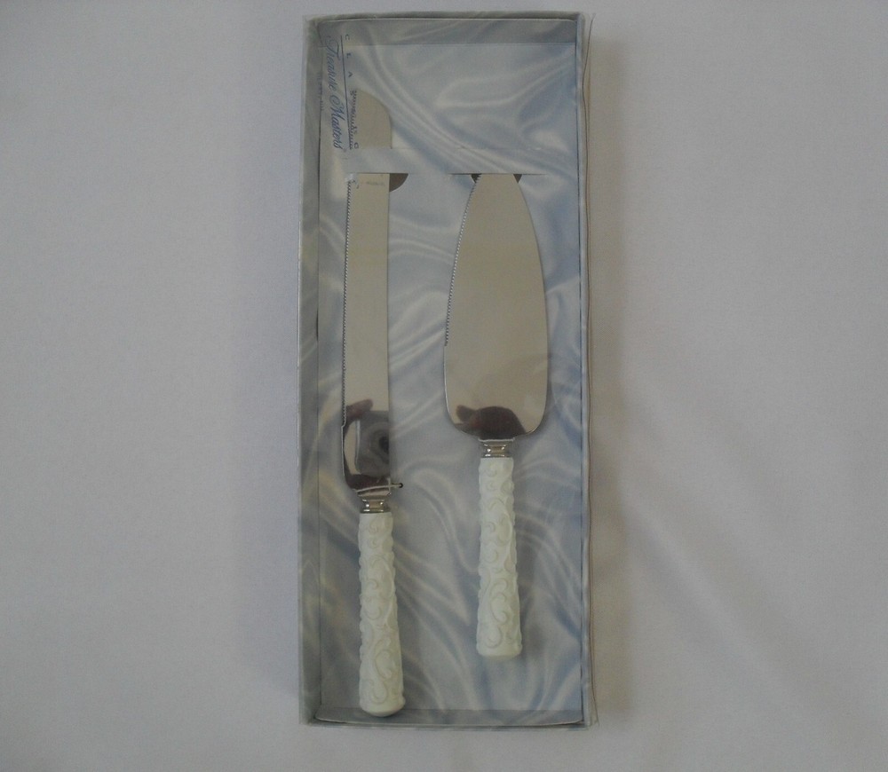 Wedding Cake Knife and Server Set
