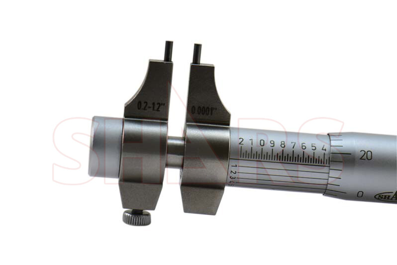 SHARS PRECISION .2 - 1.2" .0001" INSIDE MICROMETER SET NEW P}