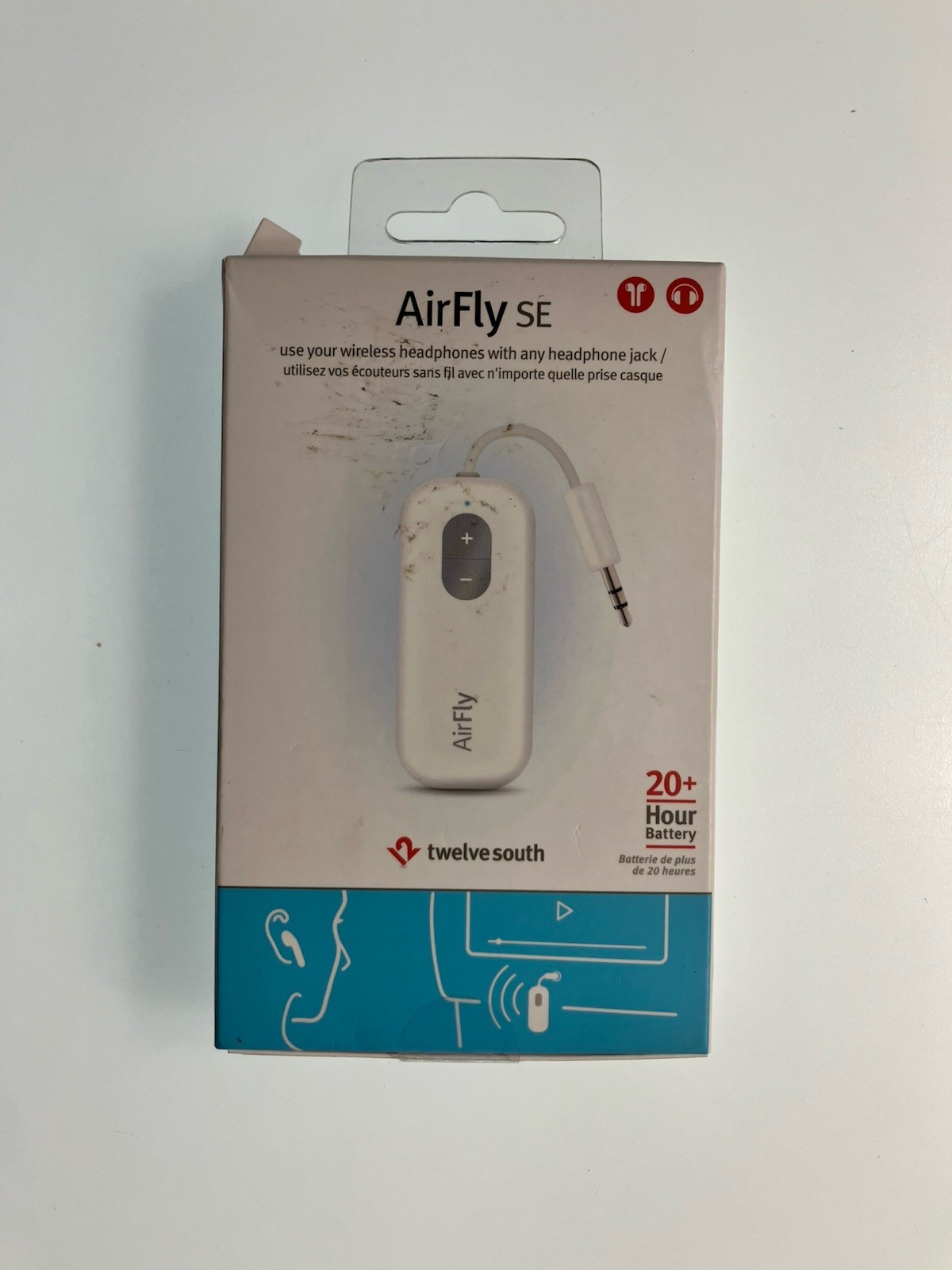 Twelve South AirFly SE Bluetooth Wireless Audio Transmitter Receiver