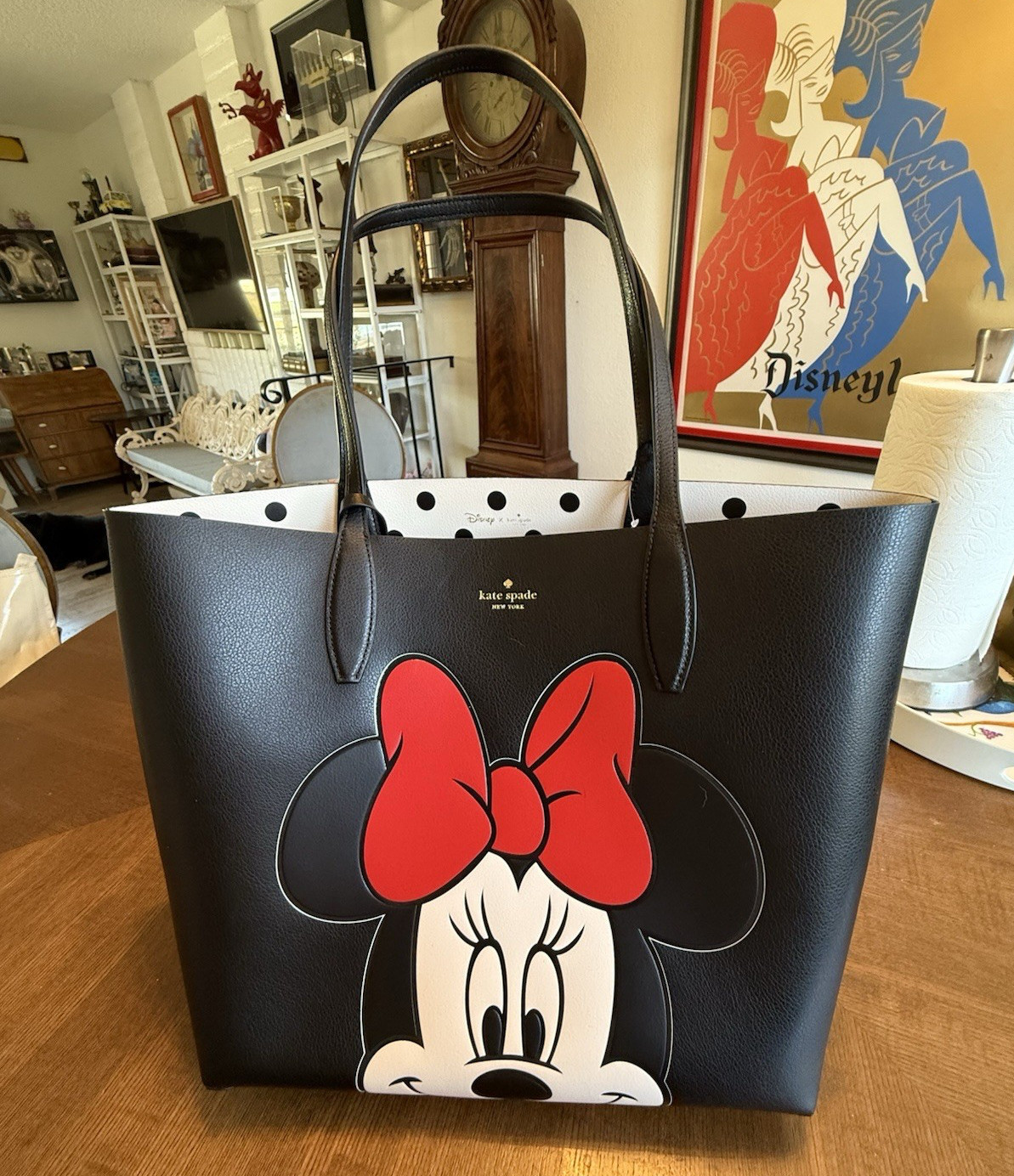 NWT Kate Spade New York X Disney  Minnie Mouse Tote