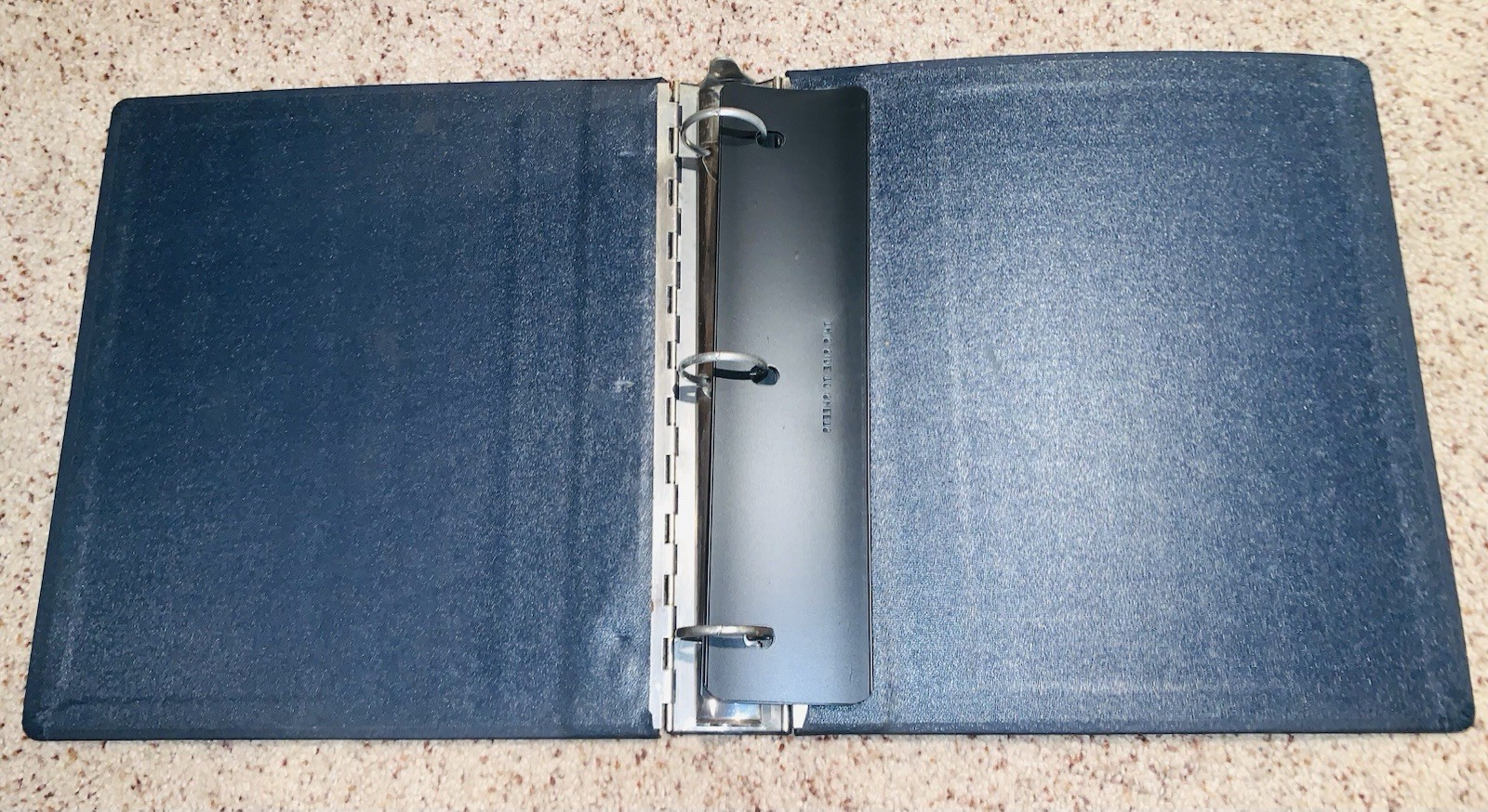 Heavy Duty Quality Metal Piano Hinge 3 Ring Binder Excellent Used Condition