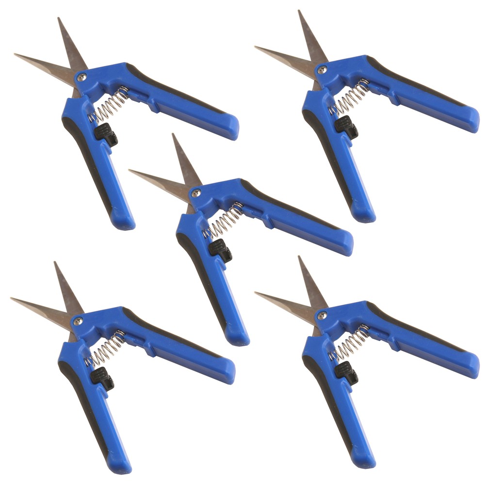 HFS 5PC Softouch Micro-Tip Pruning Snip, Leaf Trimmer, ScissorQuick Pruning Snip