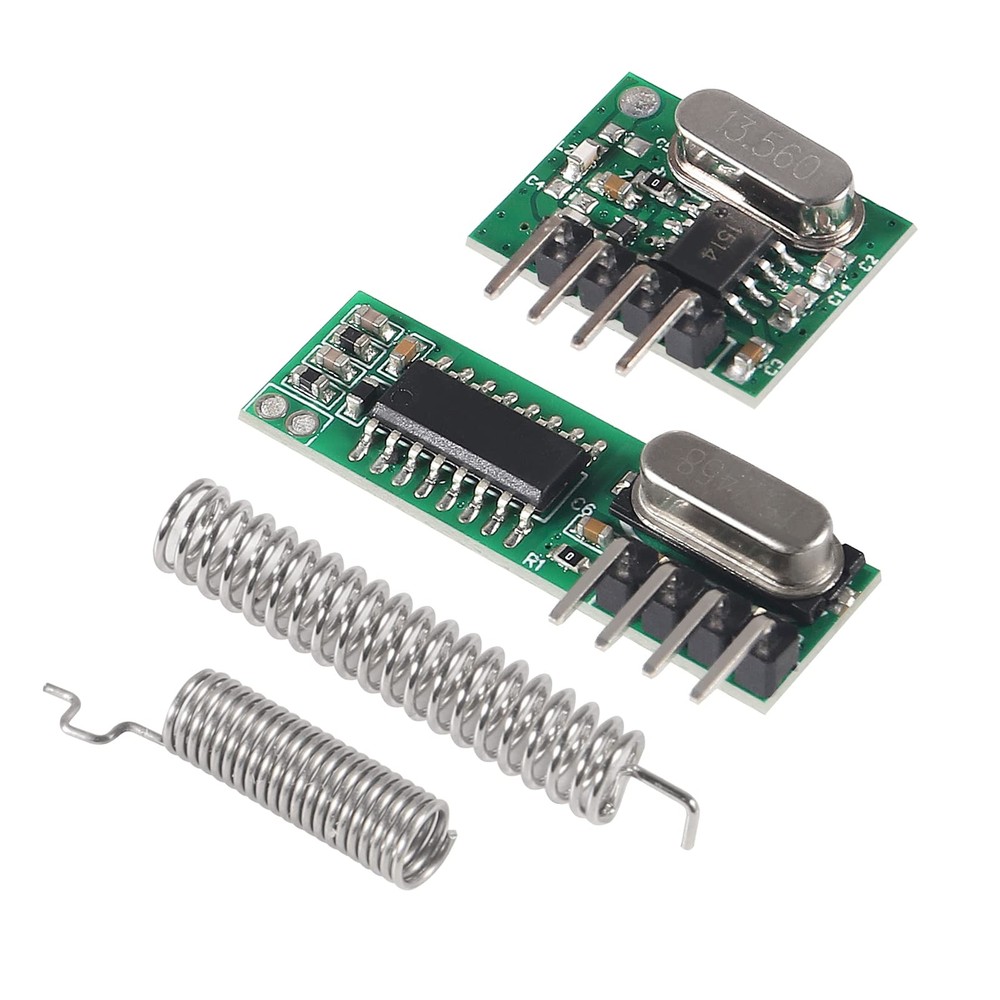 5PCS 433MHz Wireless RF Transmitter Receiver DIY Kit Antenna Arduino Module