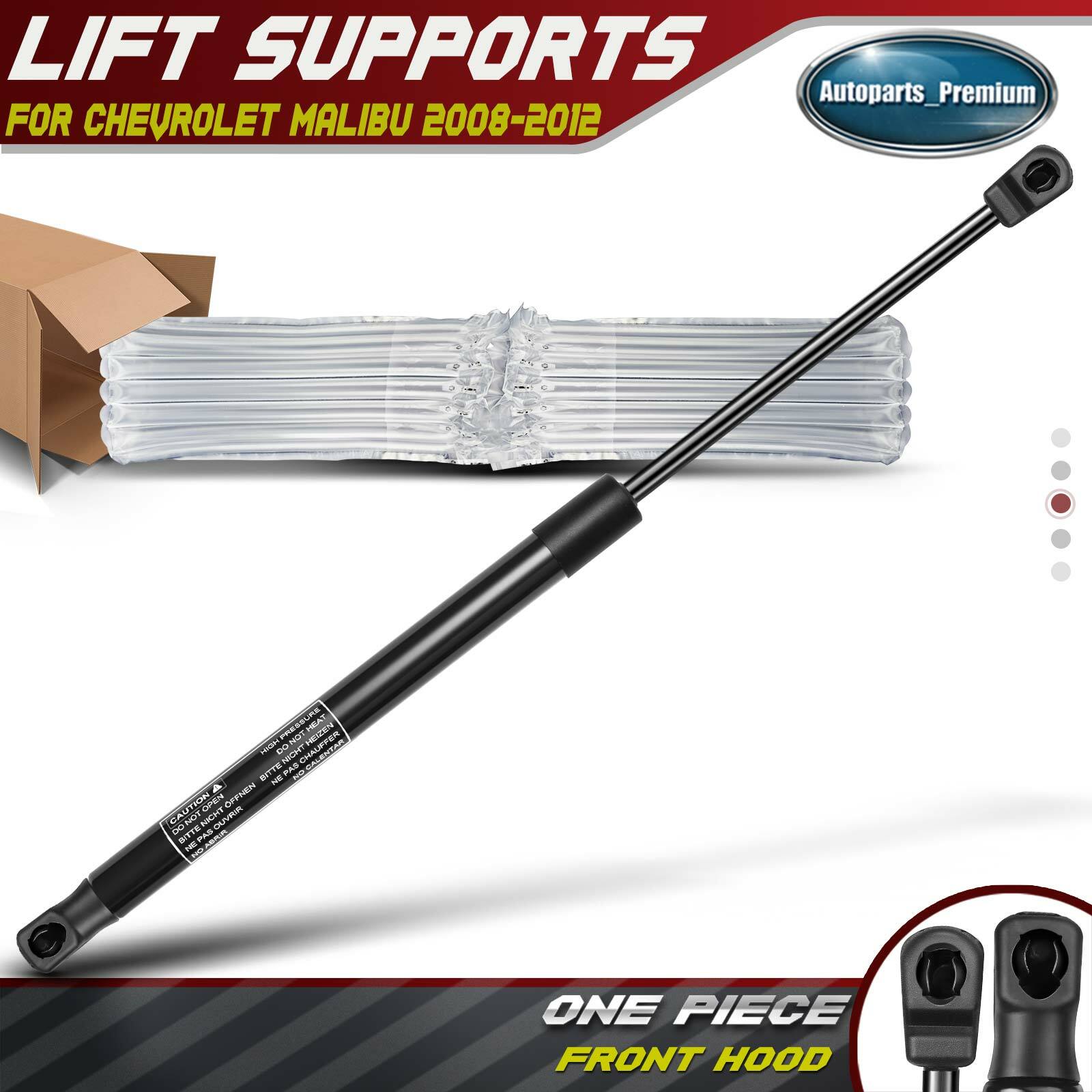 Qty 1 Front Hood Lift Supports Shock Struts for Chevrolet Malibu 2008-2012 Aura