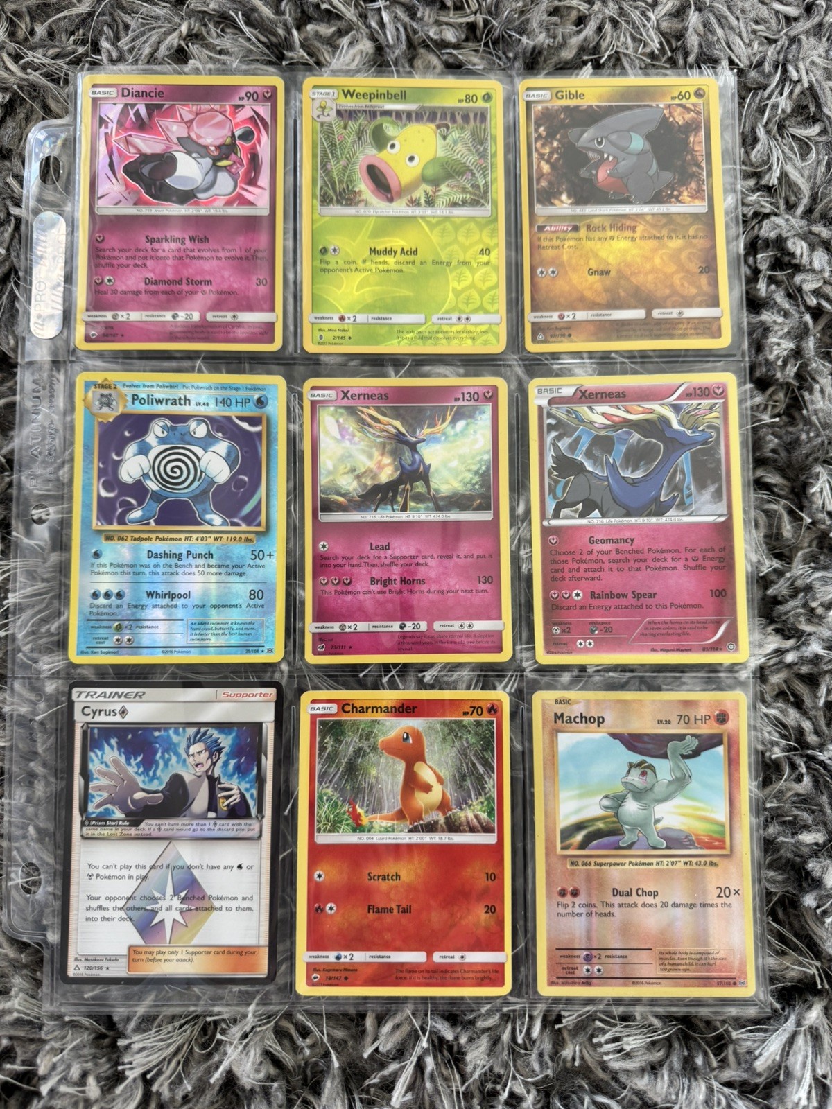 Binder Full 117 Pokemon Cards WOTC Vintage HOLO/ Rev Collection Lot Charizard