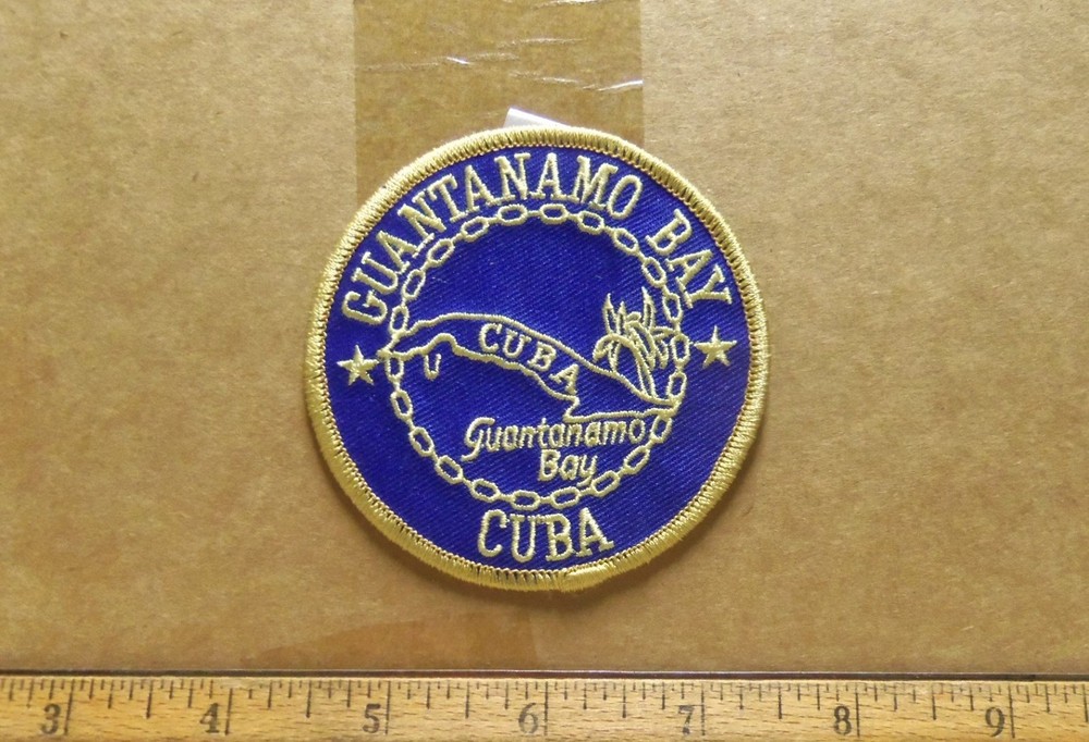 Guantanamo Bay Cuba Embroidered Patch